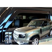 ΑΝΕΜΟΘΡΑΥΣΤΕΣ ΓΙΑ LAND ROVER DEFENDER 5D 2020+  ΣΕΤ ΑΥΤΟΚΙΝΗΤΟΥ ΑΠΟ ΕΥΚΑΜΠΤΟ ΦΙΜΕ ΠΛΑΣΤΙΚΟ HEKO - 4 ΤΕΜ. Auto Moto Tyres 