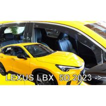 ΑΝΕΜΟΘΡΑΥΣΤΕΣ ΓΙΑ LEXUS LBX 5D 2023+ ΣΕΤ ΑΥΤΟΚΙΝΗΤΟΥ ΑΠΟ ΕΥΚΑΜΠΤΟ ΦΙΜΕ ΠΛΑΣΤΙΚΟ HEKO - 4 ΤΕΜ. Auto Moto Tyres 