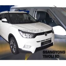 ΑΝΕΜΟΘΡΑΥΣΤΕΣ ΓΙΑ SSANGYONG TIVOLI/XLV 5D 2015+ ΣΕΤ ΑΥΤΟΚΙΝΗΤΟΥ ΑΠΟ ΕΥΚΑΜΠΤΟ ΦΙΜΕ ΠΛΑΣΤΙΚΟ HEKO - 4 ΤΕΜ. Auto Moto Tyres 