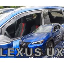 ΑΝΕΜΟΘΡΑΥΣΤΕΣ ΓΙΑ LEXUS UX 5D 2019+ ΣΕΤ ΑΥΤΟΚΙΝΗΤΟΥ ΑΠΟ ΕΥΚΑΜΠΤΟ ΦΙΜΕ ΠΛΑΣΤΙΚΟ HEKO - 4 ΤΕΜ. Auto Moto Tyres 