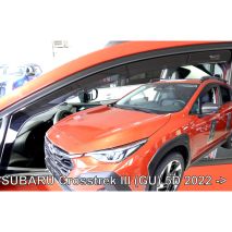 ΑΝΕΜΟΘΡΑΥΣΤΕΣ ΓΙΑ SUBARU CROSSTREK III (GU) 5D 2022+ ΣΕΤ ΑΥΤΟΚΙΝΗΤΟΥ ΑΠΟ ΕΥΚΑΜΠΤΟ ΦΙΜΕ ΠΛΑΣΤΙΚΟ HEKO - 4 ΤΕΜ Auto Moto Tyres 