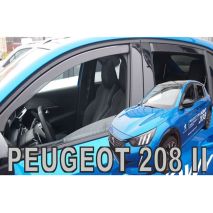 ΑΝΕΜΟΘΡΑΥΣΤΕΣ ΓΙΑ OPEL CORSA F 5D 2019+ / PEUGEOT 208 5D 2019+ ΣΕΤ ΑΥΤΟΚΙΝΗΤΟΥ ΑΠΟ ΕΥΚΑΜΠΤΟ ΦΙΜΕ ΠΛΑΣΤΙΚΟ HEKO - 4 ΤΕΜ. Auto Moto Tyres 