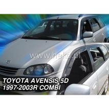 ΑΝΕΜΟΘΡΑΥΣΤΕΣ ΓΙΑ TOYOTA AVENSIS 5D COMBI 1997-2003 ΣΕΤ ΑΥΤΟΚΙΝΗΤΟΥ ΑΠΟ ΕΥΚΑΜΠΤΟ ΦΙΜΕ ΠΛΑΣΤΙΚΟ HEKO - 4 ΤΕΜ. Auto Moto Tyres 