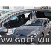 ΑΝΕΜΟΘΡΑΥΣΤΕΣ ΓΙΑ VW GOLF 8 5D 2020+ ΣΕΤ ΑΥΤΟΚΙΝΗΤΟΥ ΑΠΟ ΕΥΚΑΜΠΤΟ ΦΙΜΕ ΠΛΑΣΤΙΚΟ HEKO - 4 ΤΕΜ. Auto Moto Tyres 