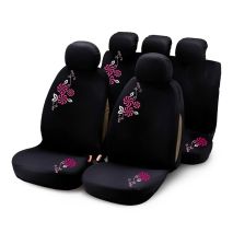 ΚΑΛΥΜΜΑΤΑ ΚΑΘΙΣΜΑΤΩΝ ΣΕΤ MY FLOWER SWIVEL PINK BOTTARI - ΣΕΤ 9 ΤΕΜ. Auto Moto Tyres 