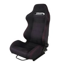 ΚΑΘΙΣΜΑ MIKY 54 X 88 cm ΜΕ ΑΝΑΚΛΙΣΗ/ΣΙΔΗΡΟΔΡΟΜΟΥΣ (ΜΑΥΡΟ ΒΕΛΟΥΡ ΜΕ ΚΟΚΚΙΝΕΣ ΡΑΦΕΣ) Auto Moto Tyres 