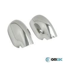 ΚΑΠΑΚΙΑ ΚΑΘΡΕΠΤΩΝ ΓΙΑ DACIA LOGAN SD/PK 2005+ ΧΡΩΜΙΟ ΜΕΤΑΛΛΙΚΑ ΟMTEC - 2 TEM. Auto Moto Tyres 