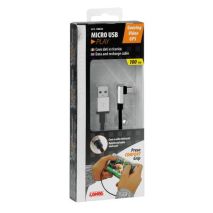 ΚΑΛΩΔΙΟ ΦΟΡΤΙΣΗΣ ΚΑΙ ΣΥΓΧΡΟΝΙΣΜΟΥ MICRO USB 90 ΜΟΙΡΩΝ 200cm GAMING/VIDEO/GPS Auto Moto Tyres 