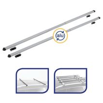 ΜΠΑΡΕΣ ΟΡΟΦΗΣ ΑΛΟΥΜΙΝΙΟΥ ΤΗΛΕΣΚΟΠΙΚΕΣ RAPID 85-135 CM Κ39 (STANDARD RAILING) - 2 ΤΕΜ. Auto Moto Tyres 