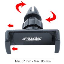 ΒΑΣΗ ΚΙΝΗΤΟΥ ΑΕΡΑΓΩΓΟΥ ΜΕ ΚΛΙΠ  55-85mm PHONE HOLDER 8 Auto Moto Tyres 