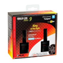 H4 ΛΑΜΠΑ 9-32V 6.500K 10.000lm 90W P43t HALO LED SERIE 9 COMPACT ULTRA POWER 4LED CREE LED KIT - 2 ΤΕΜ. Auto Moto Tyres 