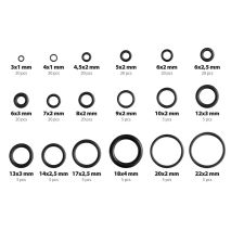 ΛΑΣΤΙΧΑΚΙΑ O-RING ΚΑΣΕΤΙΝΑ 18 ΔΙΑΦΟΡΕΤΙΚΩΝ ΔΙΑΣΤΑΣΕΩΝ 225ΤΕΜ. Auto Moto Tyres 