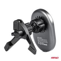 ΒΑΣΗ ΣΤΗΡΙΞΗΣ ΚΙΝΗΤΟΥ ΓΙΑ ΑΕΡΑΓΩΓΟ ΜΑΓΝΗΤΙΚΗ ΜΕ ΑΣΥΡΜΑΤΗ ΦΟΡΤΙΣΗ QUICK CHARGE 2A MAX15W MY MAG AMIO - 1 Τεμ. Auto Moto Tyres 