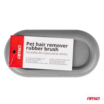 ΒΟΥΡΤΣΑ ΚΑΘΑΡΙΣΜΟΥ ΜΟΚΕΤΑΣ/ΚΑΘΙΣΜΑΤΩΝ ΓΙΑ ΤΡΙΧΕΣ ΖΩΩΝ 14cm AMIO - 1 Τεμ. Auto Moto Tyres 