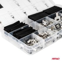 ΣΥΝΔΕΣΜΟΙ ΚΑΛΩΔΙΩΝ & ΘΕΡΜΟΣΥΣΤΕΛΛΟΜΕΝΟΙ ΣΩΛΗΝΕΣ ΣΕΤ ΔΙΑΦΟΡΑ ΜΕΓΕΘΗ AMIO - 140 τεμ. Auto Moto Tyres 