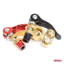 ΠΟΛΟΙ ΜΠΑΤΑΡΙΑΣ / ΑΚΡΟΔΕΚΤΕΣ 12V 40A ΜΕ ΣΦΙΓΚΤΗΡΕΣ & ΚΛΕΙΔΙ AMIO - 3 ΤΕΜ. Auto Moto Tyres 