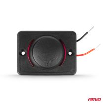 ΠΡΙΖΑ ΜΕ 2 ΘΥΡΕΣ-USB+USB-C ΚΑΙ ΚΑΠΑΚΙ 12/24V QUICK CHARGE 3.0 ΑΔΙΑΒΡΟΧΗ ΤΕΤΡΑΓΩΝΟ ΣΧΗΜΑ ΜΑΥΡΗ AMIO - 1 Τεμ. Auto Moto Tyres 