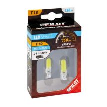 T10 W5W 24-30V W2,1x9,5d MEGA-LED COB 2SMDx12chips 150lm ΛΕΥΚΟ 2ΤΕΜ. Auto Moto Tyres 