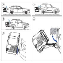 ΜΠΑΓΚΑΖΙΕΡΑ ΚΟΤΣΑΔΟΡΟΥ 400 LT TOWBOX V3 SPORT ORANGE (ΠΟΡΤΟΚΑΛΙ) ΜΕ LED ΦΑΝΑΡΙΑ Auto Moto Tyres 