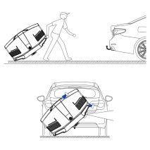 ΜΠΑΓΚΑΖΙΕΡΑ ΚΟΤΣΑΔΟΡΟΥ 400 LT TOWBOX V3 URBAN BLACK (ΜΑΥΡΟ) ΜΕ LED ΦΑΝΑΡΙΑ Auto Moto Tyres 