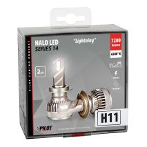 H11 9-32V PGJ19-2 6.500K 7.200lm 45W HALO LED LIGHTING SERIES 14 G-XP SPECIAL CHIPS 2ΤΕΜ. LED KIT Auto Moto Tyres 