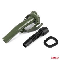 ΣΤΟΜΙΟ ΜΕ ΣΠΙΡΑΛ ΕΥΚΑΜΠΤΟ ΓΙΑ ΜΕΤΑΛΛΙΚΑ ΜΠΕΤΟΝΙΑ ΧΩΡΗΤΙΚΟΤΗΤΑΣ 5/10/20LT ΤΥΠΟΥ JERRY CAN ΠΡΑΣΙΝΟ ΑΜΙΟ - 1 ΤΕΜ. Auto Moto Tyres 