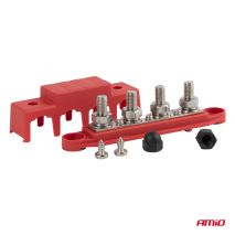 ΜΠΑΡΑ ΚΑΛΩΔΙΩΝ / ΤΕΡΜΑΤΙΚΟ 4 ΘΕΣΕΩΝ max 48V  AMIO - 1 Τεμ. Auto Moto Tyres 