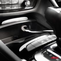 ΦΟΡΤΙΣΤΗΣ ΑΝΑΠΤΗΡΑ 12/24V ΜΕ 2 ΘΥΡΕΣ 2xUSB 10.5W 5V/2.1A ΛΕΥΚΟΣ AMIO - 1 Τεμ. Auto Moto Tyres 