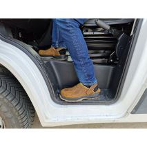 Πιστοποιημένα Παπούτσια Ασφαλείας Εργασίας σε στυλ Σαμπό Premium Tucson από την Euroroutier σε μέγεθος EU42/UK8 σε Καφέ Χρώμα και Λουράκι Αστραγάλου Auto Moto Tyres 