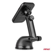 ΒΑΣΗ ΣΤΗΡΙΞΗΣ ΚΙΝΗΤΟΥ ΓΙΑ ΤΖΑΜΙ/ΤΑΜΠΛΟ ΜΑΓΝΗΤΙΚΗ ΜΕ ΑΣΥΡΜΑΤΗ ΦΟΡΤΙΣΗ QUICK CHARGE QI2 15W 360° AMIO - 1 Τεμ. Auto Moto Tyres 