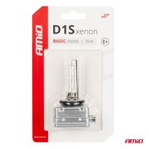 ΑΝΤΑΛΛΑΚΤΙΚΗ ΛΑΜΠΑ ΧΕΝΟΝ BASIC D1S 12V 4.300k 35W BLISTER CARD AMIO - 1 ΤΕΜ. Auto Moto Tyres 