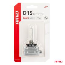 ΑΝΤΑΛΛΑΚΤΙΚΗ ΛΑΜΠΑ ΧΕΝΟΝ BASIC D1S 12V 6.000k 35W BLISTER CARD AMIO - 1 ΤΕΜ. Auto Moto Tyres 