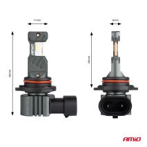 ΛΑΜΠΕΣ LED HIR2 12V 60W 6.000K 5.600lm +400% LED CAN-BUS HYBRID SERIES AMIO - 2 ΤΕΜ. Auto Moto Tyres 