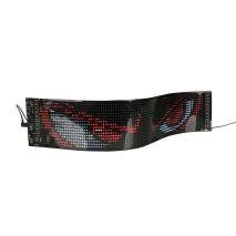 ΠΑΝΕΛ ΕΥΚΑΜΠΤΟ SMART LED PANEL 512 LED 70x173mm RGB ΜΕ ΚΑΛΩΔΙΟ 450cm ΓΙΑ USB & REMOTE CONTROL LAMPA - 1 ΤΕΜ. Auto Moto Tyres 