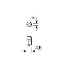 ΛΑΜΠΑ ΨΕΙΡΑ ΑΚΑΛΥΚΗ 12V/1.2W Τ5 Auto Moto Tyres 