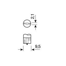 ΛΑΜΠΑ ΑΚΑΛΥΚΗ 12V/5W WY5W Auto Moto Tyres 