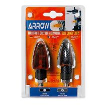 ΦΛΑΣ ΜΗΧΑΝΗΣ ARROW 12V/ 21W (68 x 27 mm) CARBON ΜΕ ΠΟΡΤΟΚΑΛΙ ΤΖΑΜΑΚΙ -2 ΤΕΜ. Auto Moto Tyres 
