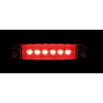 ΦΩΣ ΟΓΚΟΥ 6LED ΚΟΚΚΙΝΟ SMD 12/24V 96mm 20ΤΕΜ. Auto Moto Tyres 