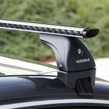 ΜΠΑΡΕΣ ΟΡΟΦΗΣ ΑΝΟΔΙΩΜΕΝΟΥ ΑΛΟΥΜΙΝΙΟΥ SILENZIO (XL) 140 cm NORDRIVE - 2 ΤΕΜ. Auto Moto Tyres 