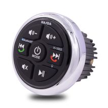 HASDA H-1003 ΑΔΙΑΒΡΟΧΟ ΣΤΡΟΓΓΥΛΟ ΜΑΥΡΟ BLUETOOTH CONTROLLER - A2DP Auto Moto Tyres 