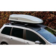 ΜΠΑΓΚΑΖΙΕΡΑ ΟΡΟΦΗΣ NORDRIVE BOX 430 LT ΑΣΗΜΙ ΧΡΩΜΑ ΜΕ ΓΥΑΛΙΣΤΕΡΗ ΥΦΗ - 1 ΤΕΜ. Auto Moto Tyres 