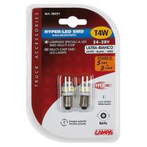 T4W 24/28V BA9s HYPER-LED15 ΛΕΥΚΟ Auto Moto Tyres 