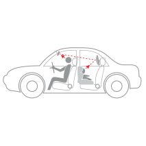 ΚΑΘΡΕΠΤΗΣ ΓΙΑ ΠΡΟΣΚΕΦΑΛΟ ΚΑΘΙΣΜΑΤΟΣ BACK-SEAT BABY MIRROR ΚΥΡΤΟΣ 290x190mm Auto Moto Tyres 