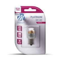 P21W 12/24V Ba15s 2,8W 450lm 15xSMD LED CAN-BUS ΛΕΥΚΟ BLISTER  M-TECH 1ΤΕΜ. Auto Moto Tyres 