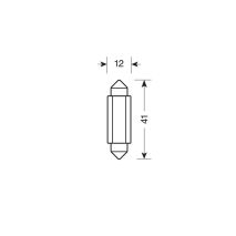 ΛΑΜΠΑΚΙΑ ΠΛΑΦΟΝΙΕΡΑΣ 9>32V SV28,5-8 2SMDx1CHIP LED 700lm CAN-BUS 12x41mm ΠΟΡΤΟΚΑΛΙ ΚΟΥΤΙ LAMPA - 20 ΤΕΜ. Auto Moto Tyres 