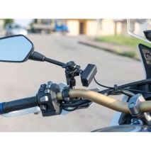 Αδιάβροχος Φορτιστής Κινητού Trek X 12/24V 48W της σειράς Optiline με 2 θύρες USB Type A και USB Type C, Καλώδιο 180 cm, Βύσμα SAE και Ακροδέκτες, Ασφάλεια, Αδιαβροχοποίηση IPX6, συμβατό με Βάσεις Στήριξης, Θήκες ή Αντάπτορες Κινητού Optiline Auto Moto Tyres 