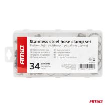 ΚΟΛΙΕΔΕΣ ΣΦΙΓΚΤΗΡΕΣ - ΔΙΑΦΟΡΑ ΜΕΓΕΘΗ ΑΠΟ ΑΝΟΞΕΙΔΩΤΟ ΑΤΣΑΛΙ AMIO - 34 τεμ. Auto Moto Tyres 