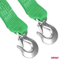 ΙΜΑΝΤΑΣ ΡΥΜΟΥΛΚΗΣΗΣ TOW ROPE ΠΡΑΣΙΝΟ 75mm 8000KG 5m AMIO - 1 τεμ. Auto Moto Tyres 