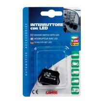 ΔΙΑΚΟΠΤΗΣ ROCKER 12/24V (LED 10A - ΜΠΛΕ) Auto Moto Tyres 