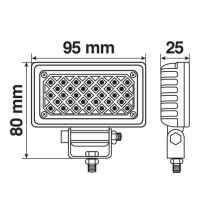 ΠΡΟΒΟΛΕΑΣ ΕΡΓΑΣΙΑΣ WL-14 10/30V 33LED 6W 726LM 6.000K ΜΕ ΦΩΣ ΔΙΑΘΛΑΣΗΣ (95x80x25 mm) 1ΤΕΜ. Auto Moto Tyres 